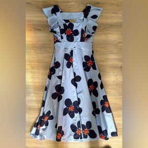 Kate Spade Blue Dress - Floral